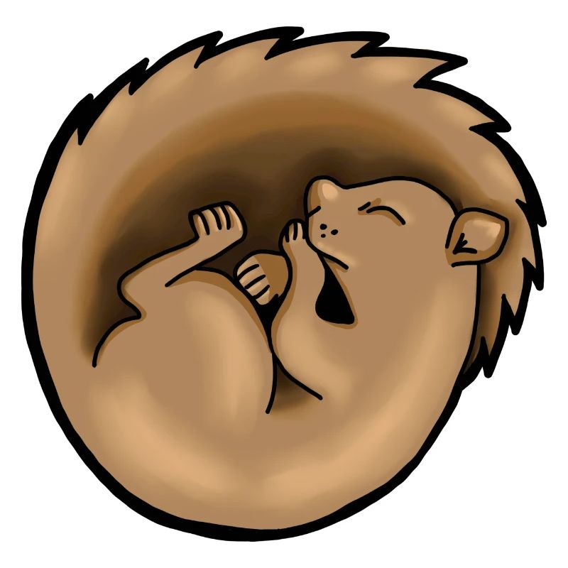 Schlafendes Eichhörnchen