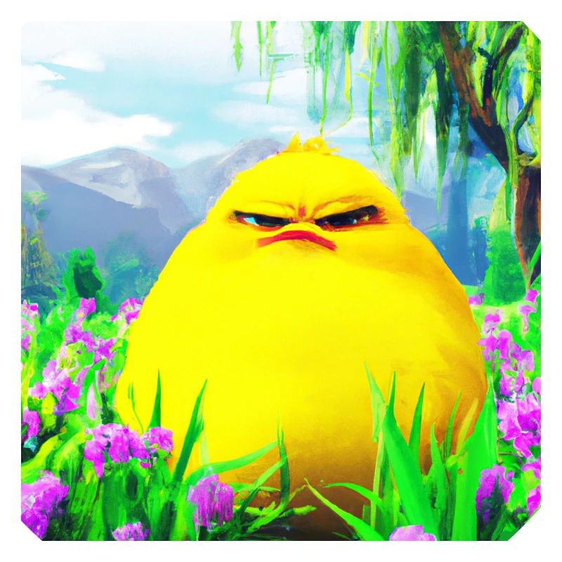 grumpie chick das Originale