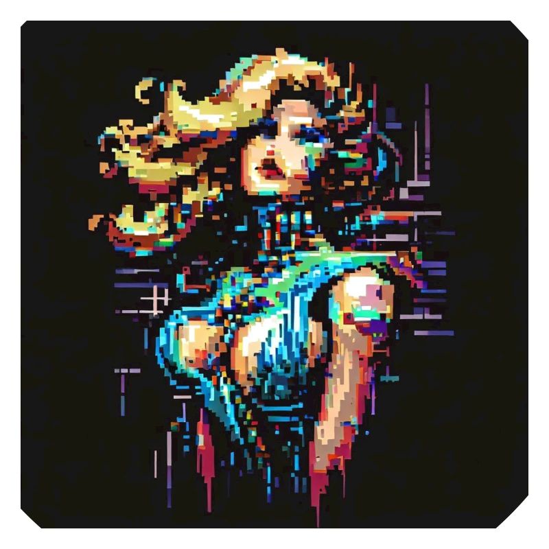 Techno babe [pixel art]