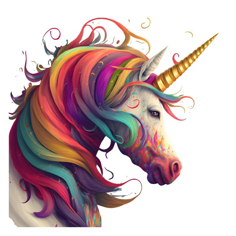 Einhorn der Träume in Regenbogen