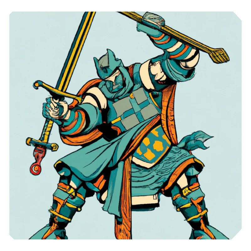 Der kämpfende Ritter