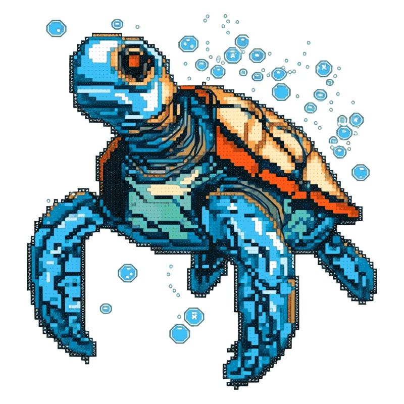 Turtle est composé de pixels