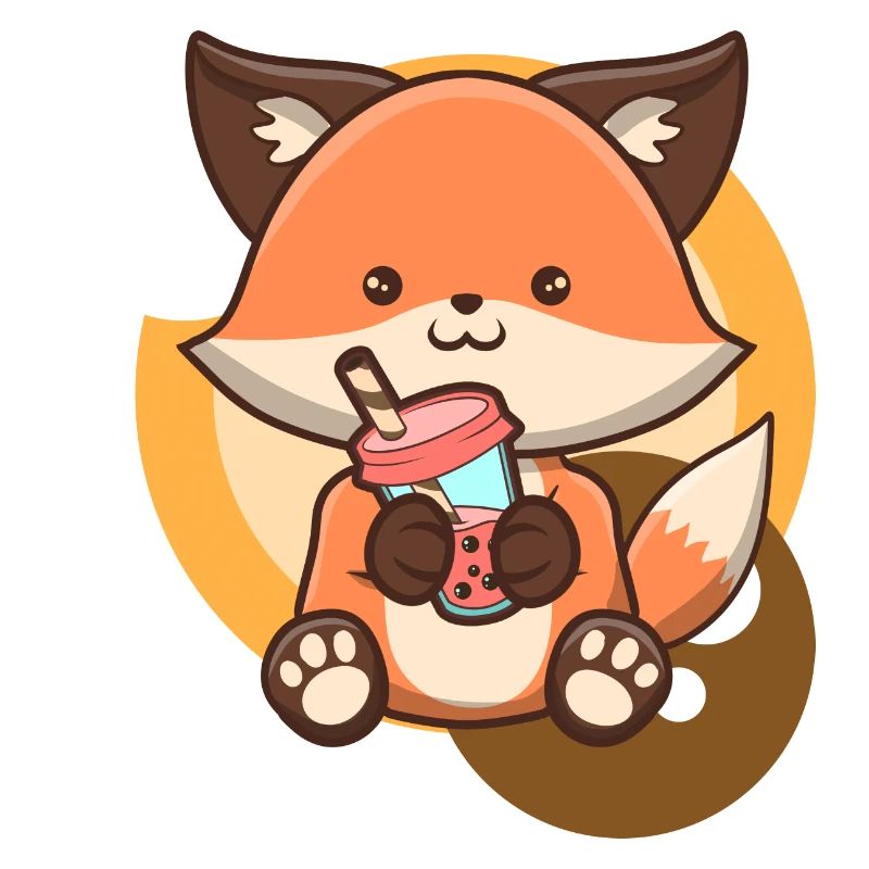 Fuchs und Bubble Tea
