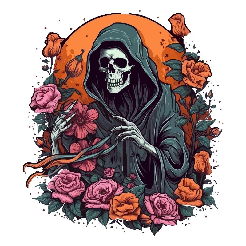 Grim Reaper Comic Style