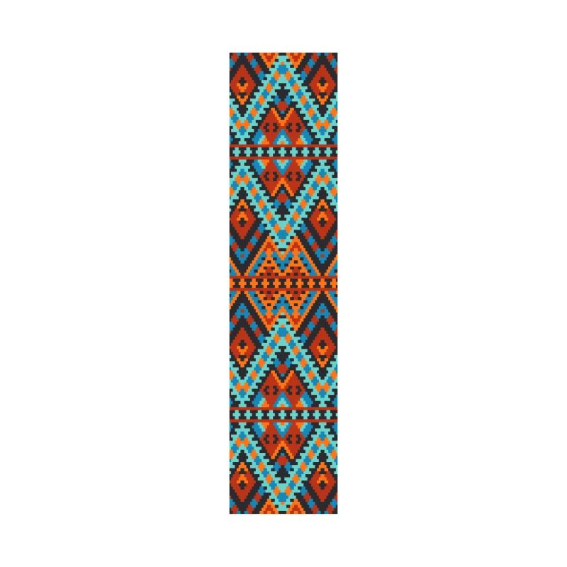 Lettre I- design boho, monogramme coloré