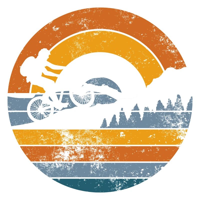 Retro Ridge Bicycle Sunset