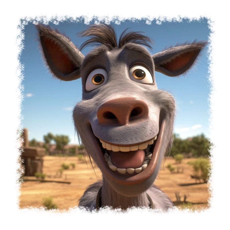 crazy donkey