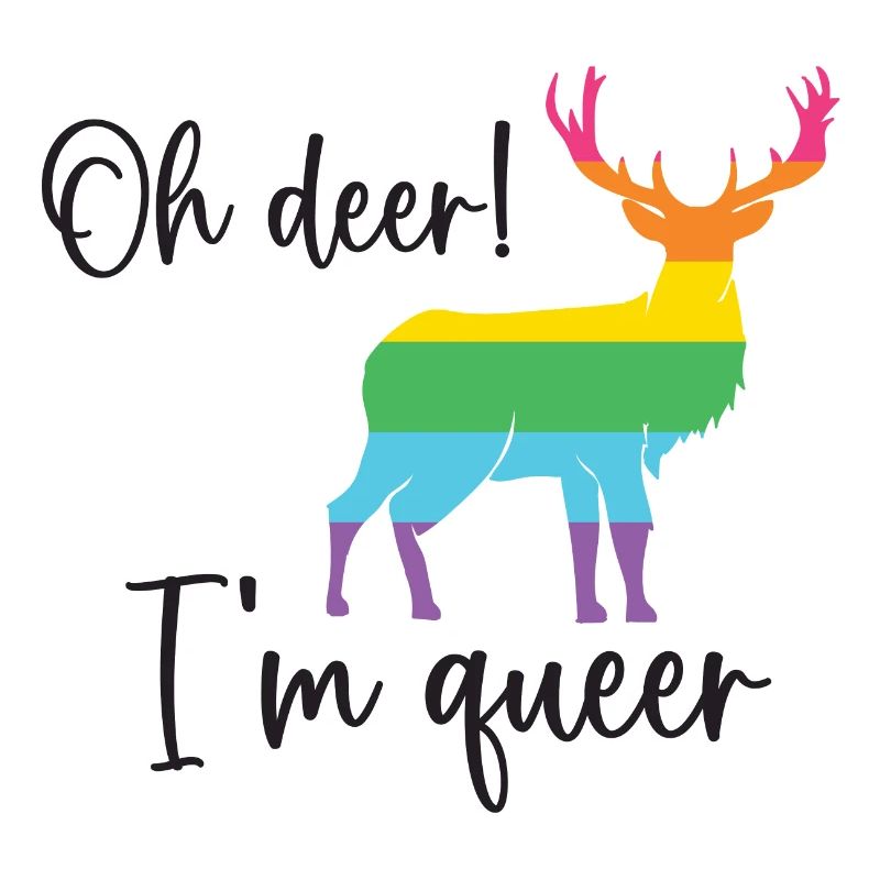Pride Month LGBTQ - Oh Hirsch, ich bin queer!