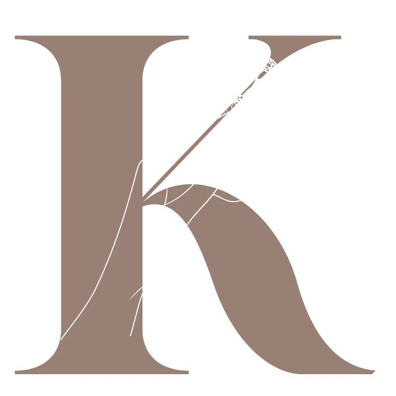 letter K Magic butterfly