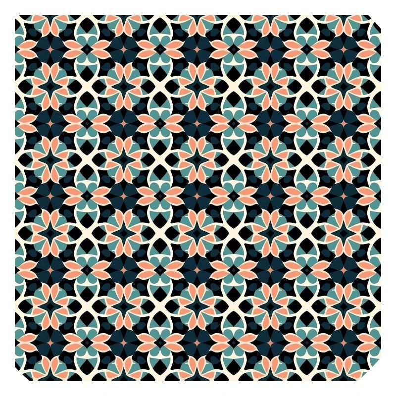 Tiles Seamless Pattern Motif Geometric Modern Art