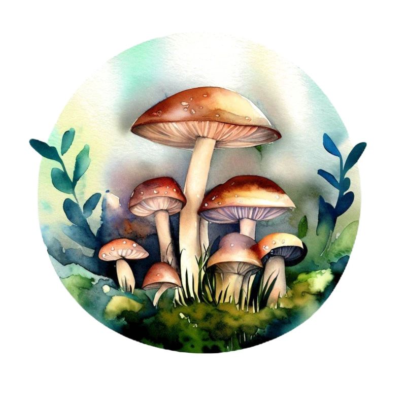 Champignons dans la forêt Champignons