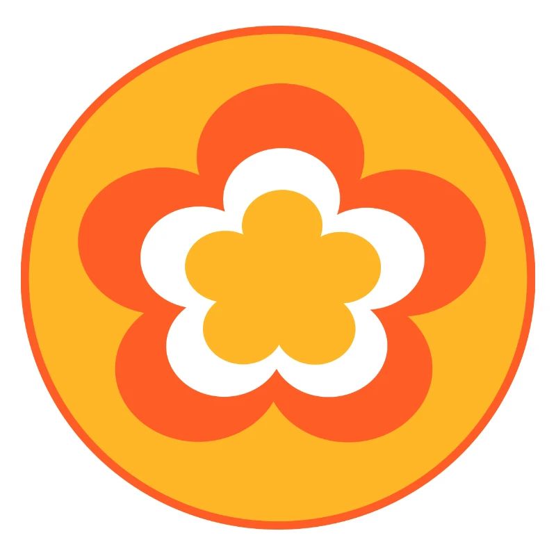 70s Flower Pattern