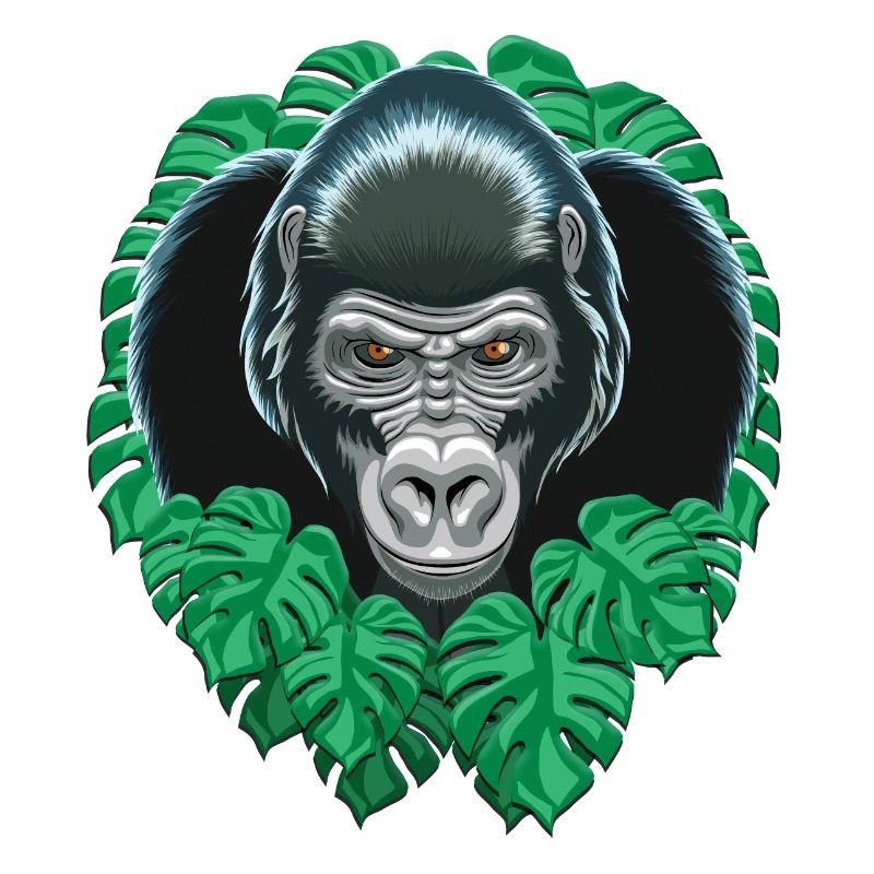 Gorilla head