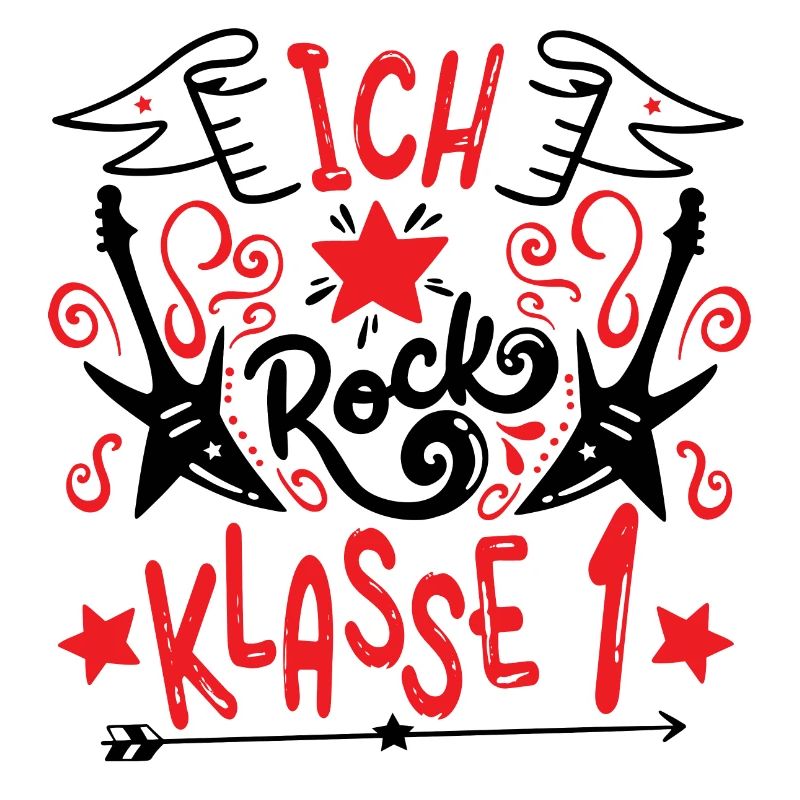 Ich rock Klasse 1 - Einschulung - Schulkind
