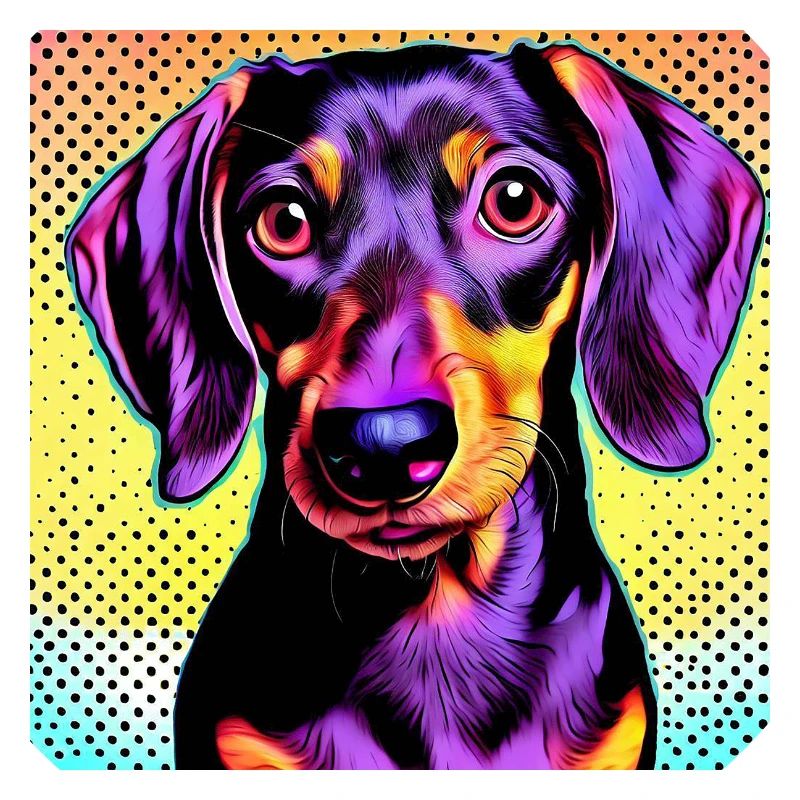 Dackel Pop Art