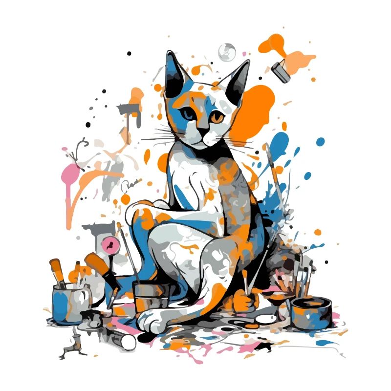 Miko die Malerkatze