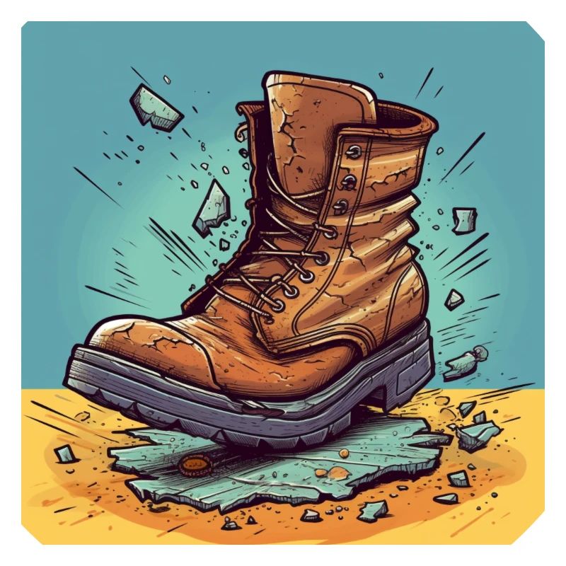 Broken boots