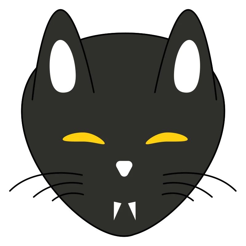 Halloween vampire cat