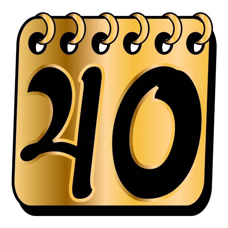 40. Geburtstag Vierzig VIERZIGJÄHRIGE