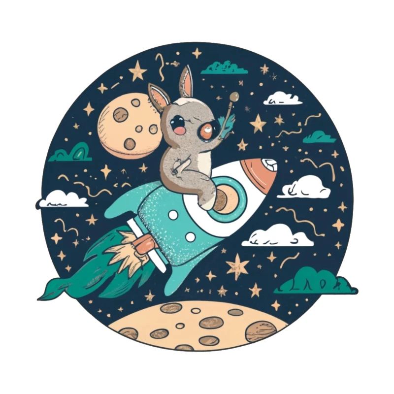 Moonbound Bunny Rocket