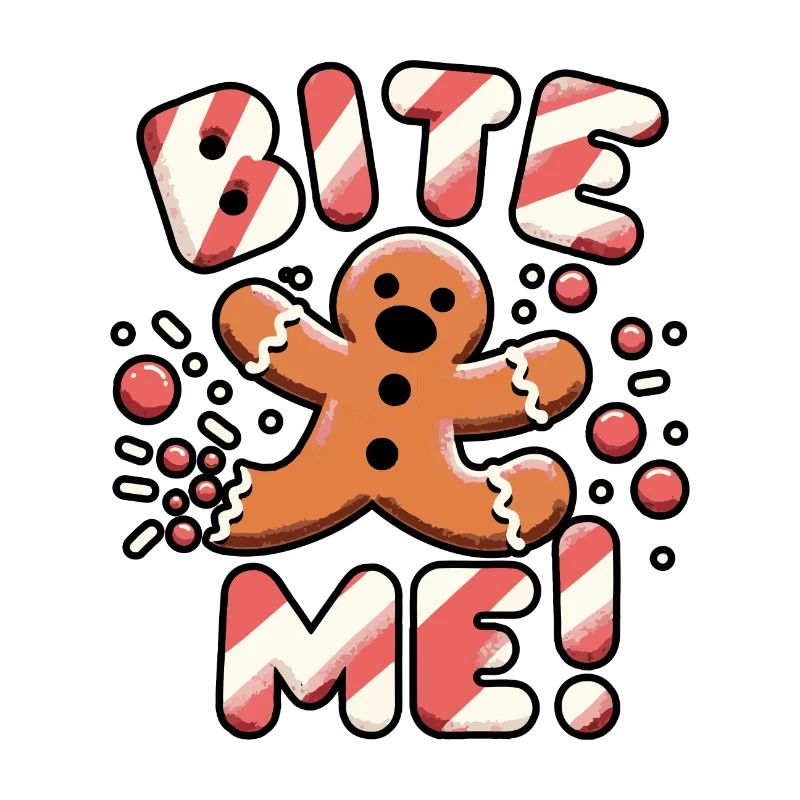 Bite Me - Lebkuchenmann Design