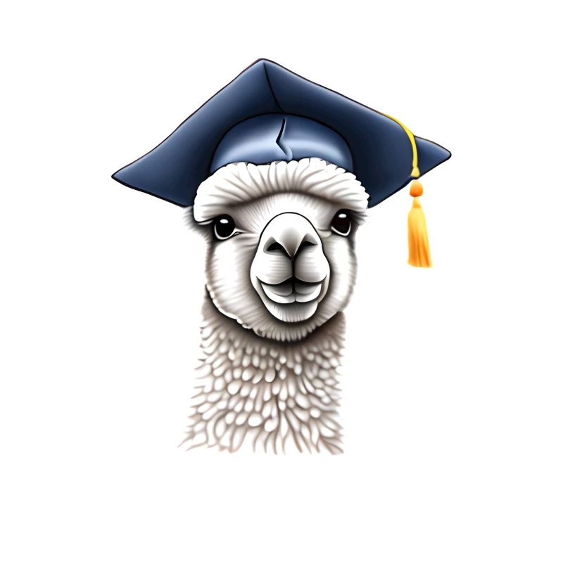 Bachelor Alpaka Studium Schulabschluss Absolvent