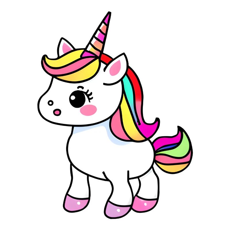 Einhorn Fabeltier Mädchen Einhörner