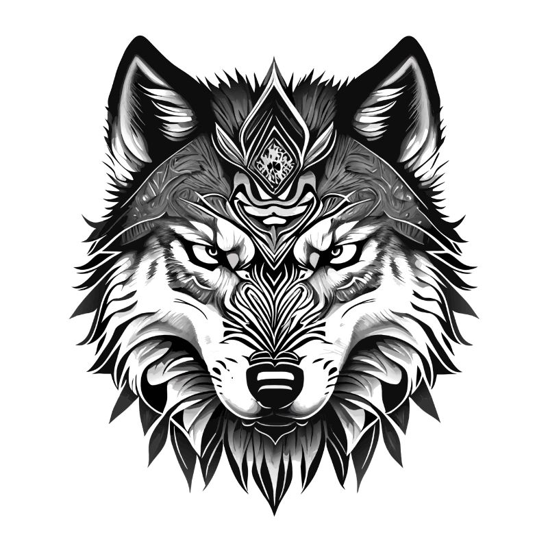 wolf head 2