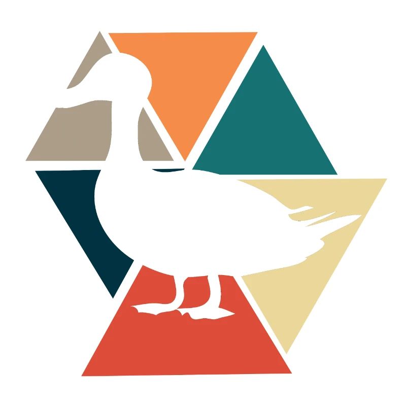 Vintage Retro Duck - Duck Gift Idea
