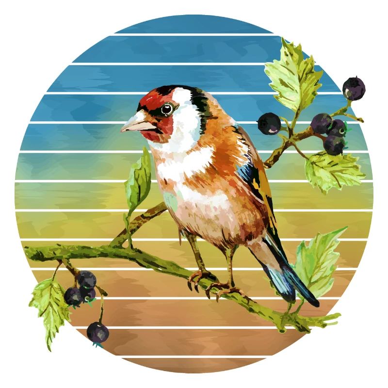 Bunter Vogel