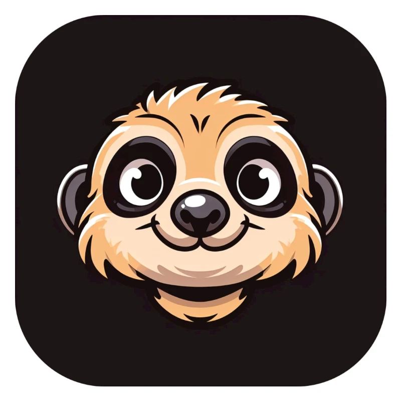 Comic Erdmännchen Kopf