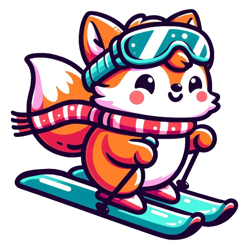 Rotfuchs Eishockey - Flinker Spieler auf dem Eis