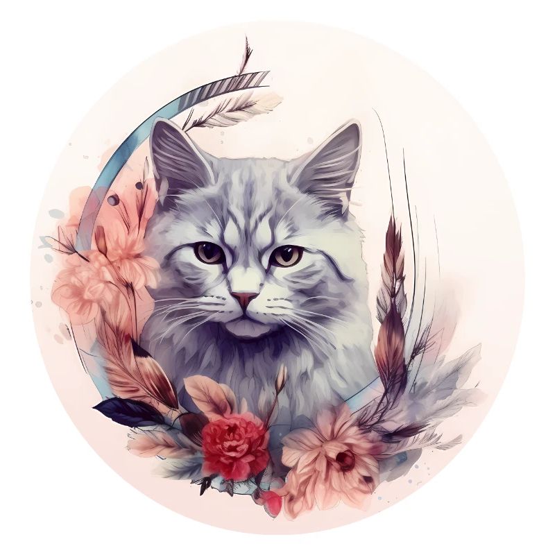 Britisch Kurzhaar Katze Boho Element, Katzen