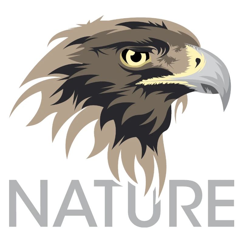 Nature eagle icon animals logo illustration