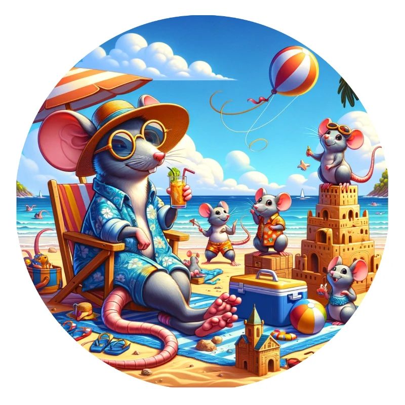 Ratten am Strand