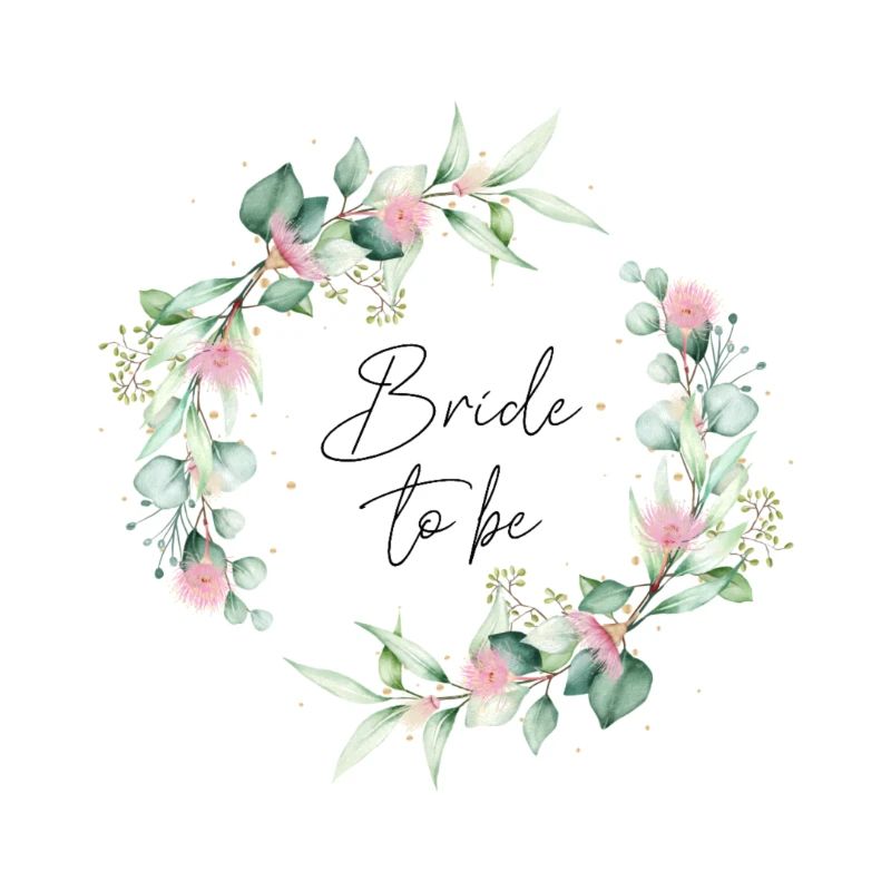 Bride To Be Braut JGA Eukalyptus Boho