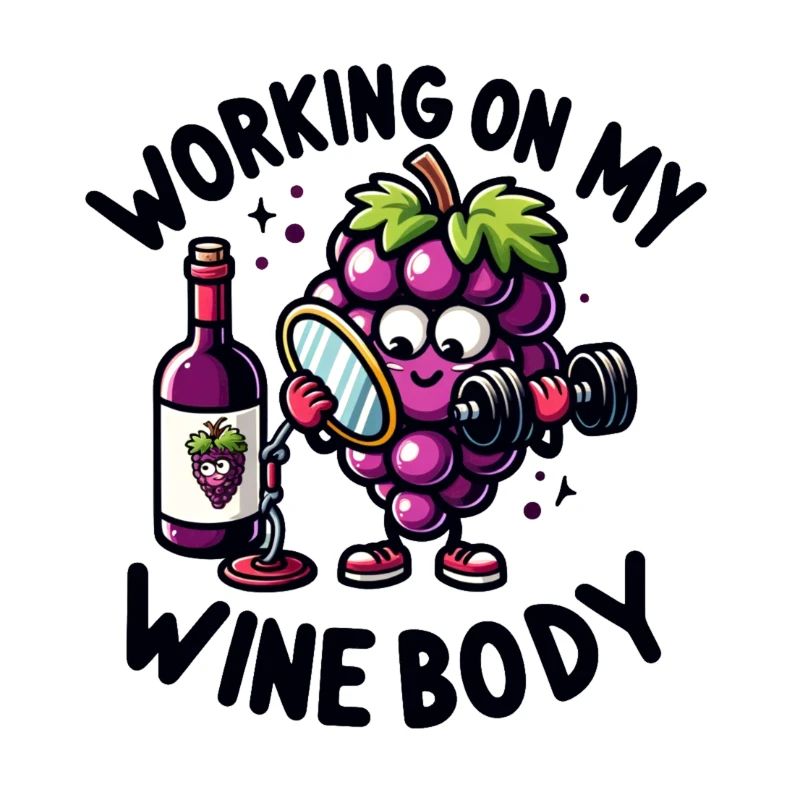 Travailler sur mon corps de vin