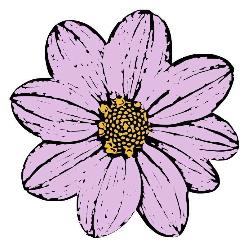 fleur, fleur, pastel, violet, lilas