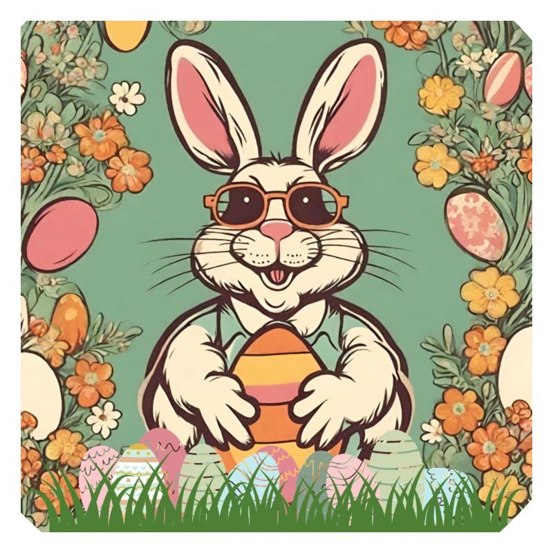 Easter Bunny Retro Sunglasses Easter Easter Eggs Cool