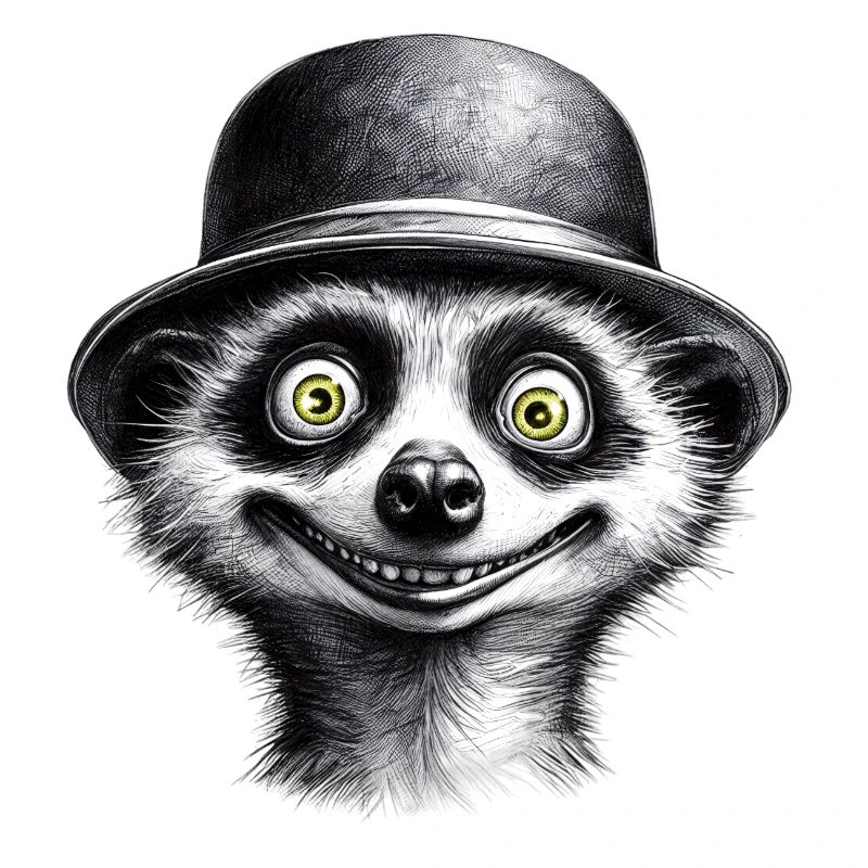 Erdmännchen mit Hut