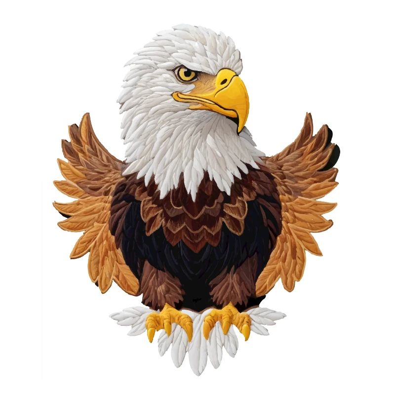 Beautiful bald eagle