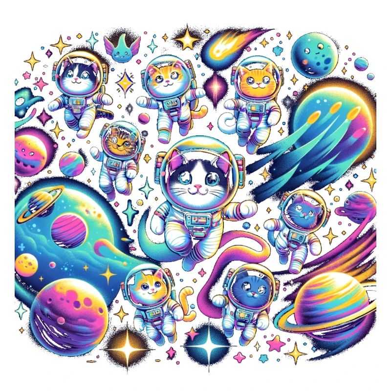 Kosmische Kätzchen-Expedition