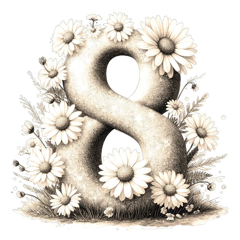 Nr. 8 eit digitale Hintergrundnummer Vektorzeichen Tal