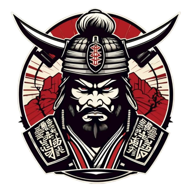 Samurai Gym Logo , Samurai Motiv , Samurai Design