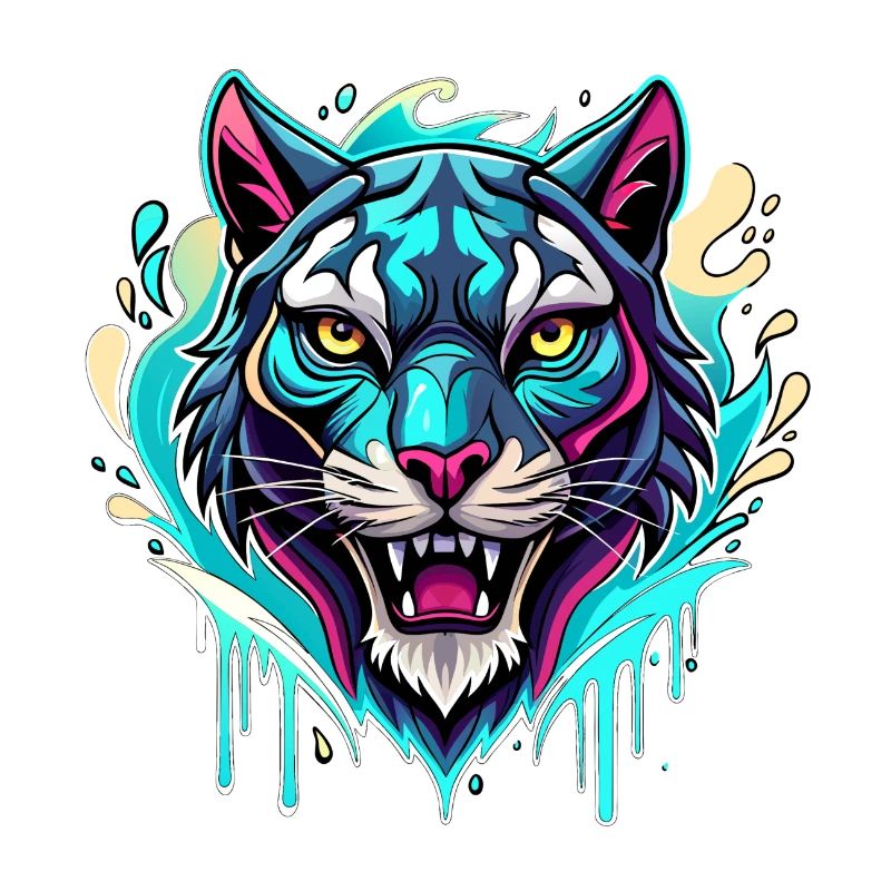Tiger Color Splash