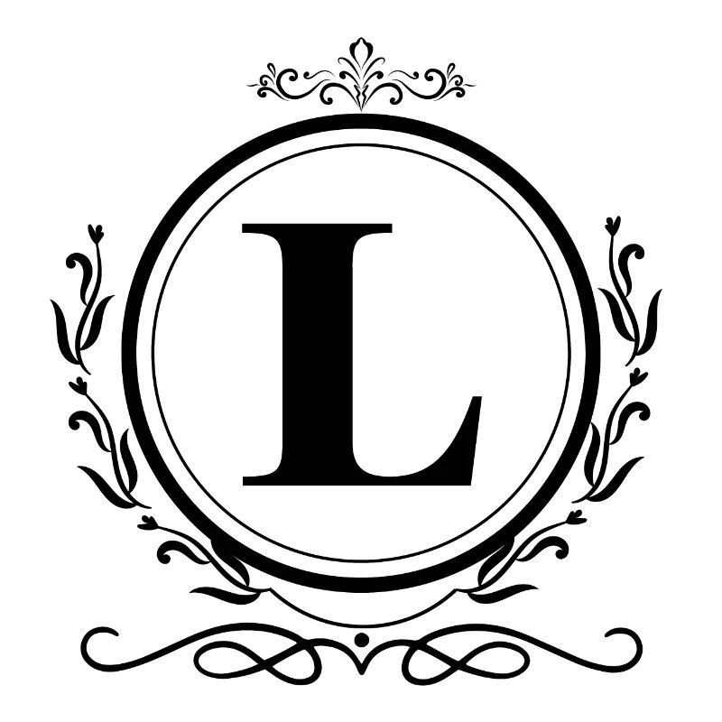 Buchstabe L Dekoration