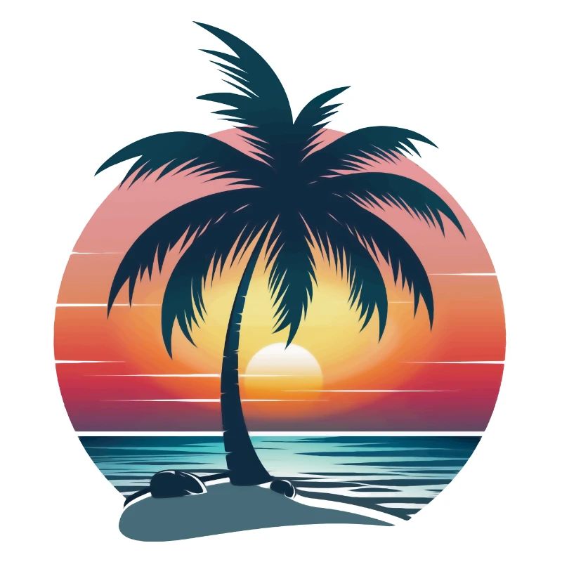Palm Tree Sunset