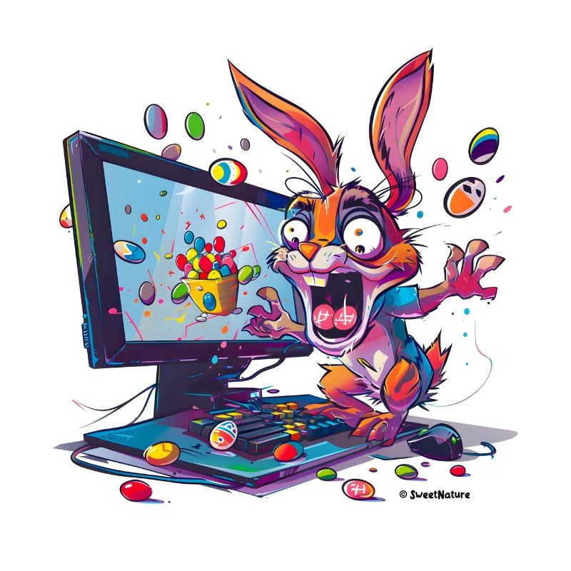 Crazy Easter Bunny