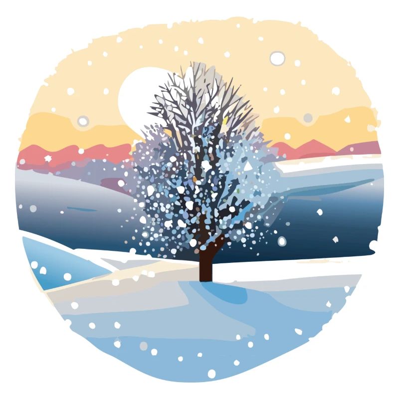 Winter Magic: Snow Magic Tree