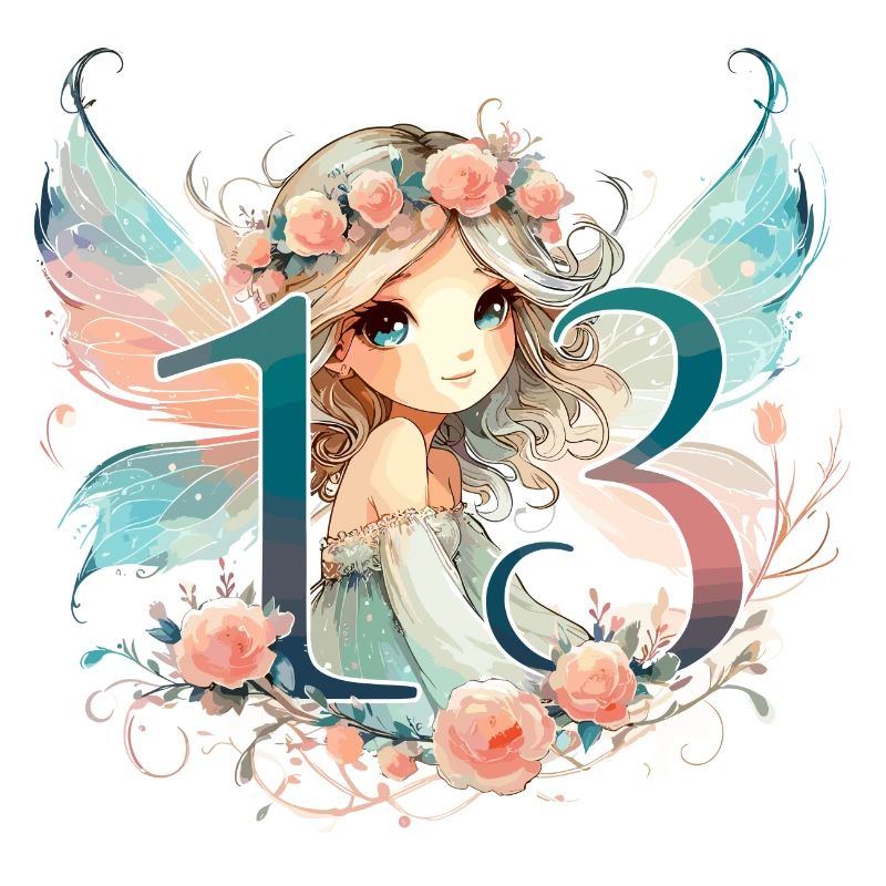 13 Jahre Fee Elfe Geburtstag Geschenk